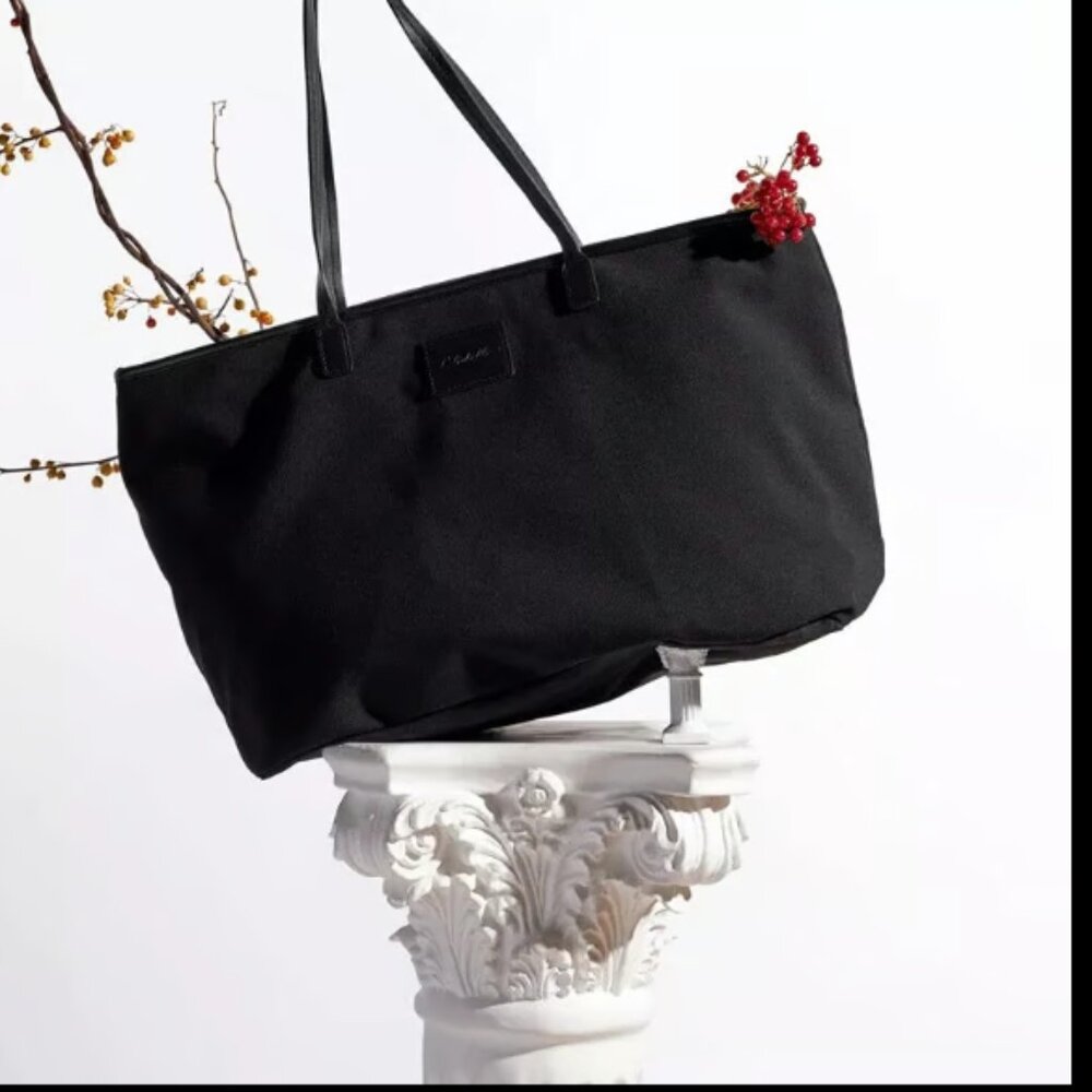 CLEOBELLA Canvas Tote - Black - NEW - MSRP: $98.00